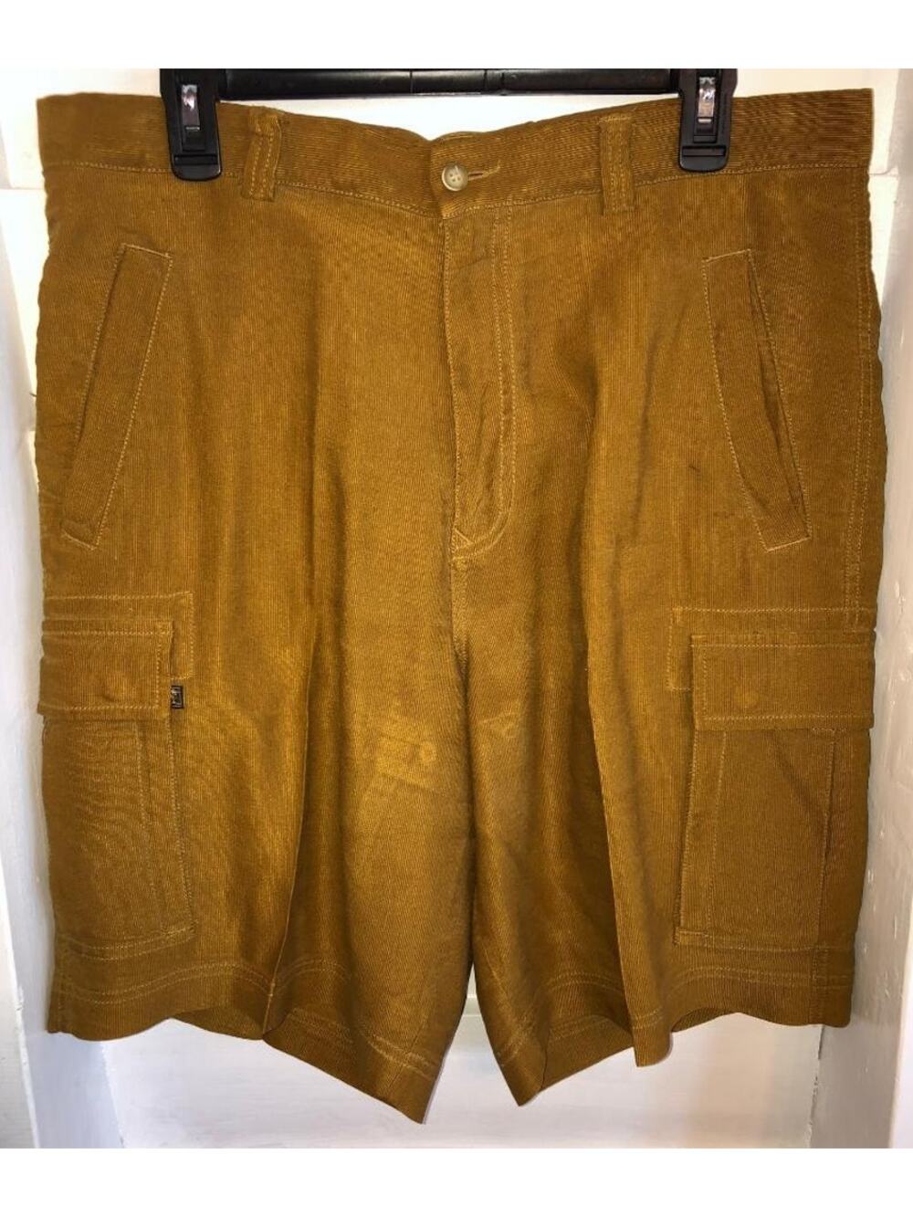 Men's Tommy Bahama Brown Relax Shorts 75% Silk 25% Linen Size 35